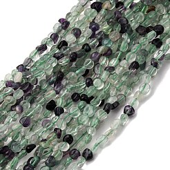 Природных красочные флюорита бисер нитей G-I389-A21