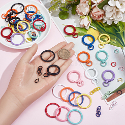 90 pieza de cierres giratorios de aleación con pintura para hornear de 36 estilos&nbsp;FIND-SC0022-52
