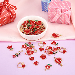 Подвески из эмали и сплава&nbsp;PALLOY-TA0002-02