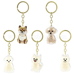 Porte-clés en fer et plastique&nbsp;KEYC-FZC0001-001B-G