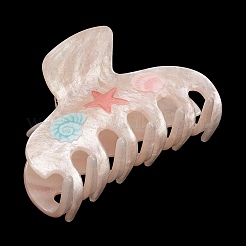 Pinzas para el cabello con garras de acetato de celulosa&nbsp;RE-CBABC10-01A