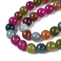 Chapelets de perles de quartz naturel&nbsp;G-N363-10mm-06