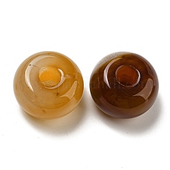 天然赤瑪瑙ビーズ  大穴ビーズ  ロンデル  29.5~30x19~20.5mm  穴：8.5~9mm&nbsp;G-B050-13