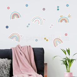 4 Blatt 4 Stile wasserdichte Vinyl-Wandaufkleber&nbsp;DIY-WH0308-214