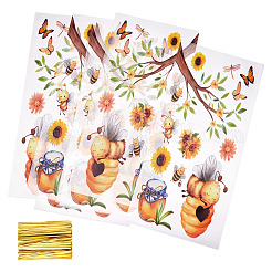 OPP пластиковые пакеты для хранения конфет с принтом ABAG-TAC0035-04A