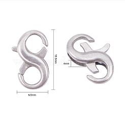 Двойные застежки из лобстера из нержавеющей стали&nbsp;STAS-CJ0011-01