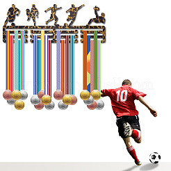 Железная вешалка для медалей с узором деления&nbsp;ODIS-WH0103-005