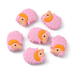 Пищевые экологически чистые силиконовые бусины&nbsp;X1-SIL-WH0006-02C