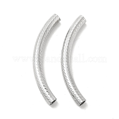 Не тускнеющие текстурированные трубчатые бусины из нержавеющей стали 304 STAS-P319-42P