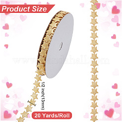 Лента из полиэстера со звездой длиной 20 ярд. OCOR-WH0078-247A