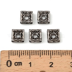 Messing Strass Zwischen perlen&nbsp;RB-A013-6x6-01B-NF