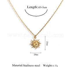 Collares colgantes de acero inoxidable 304&nbsp;WGFEF8E-03