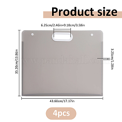 Cartella portadocumenti in plastica con maniglia&nbsp;AJEW-WH0886-81B