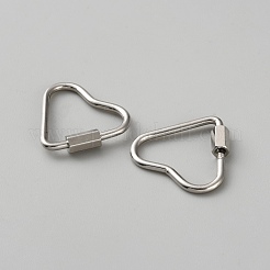 Карабин из нержавеющей стали с винтовой блокировкой STAS-WH0048-45C-P