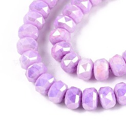 Антикоррозийные гальванические стеклянные бусины&nbsp;GLAA-T025-6mm-11D