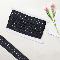Sangles en cuir PU et rivets en acier inoxydable de 3 yard&nbsp;DIY-GF0013-43A