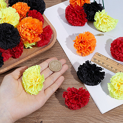 40 Beutel 4 Farben Stoff künstliche Blume&nbsp;DIY-GF0013-34
