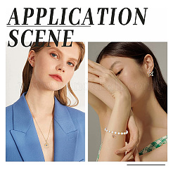 8шт латунные подвески из кубического циркония с микро-паве&nbsp;KK-BBC0004-71