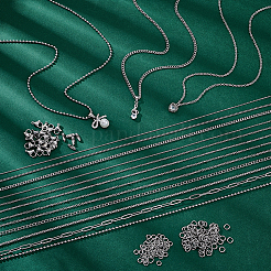 Наборы для изготовления браслетов/ожерельев из нержавеющей стали 304 своими руками&nbsp;DIY-GA0008-17