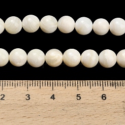 Natürlichen Süßwasser-Muschelperlen Stränge&nbsp;SHEL-C010-06