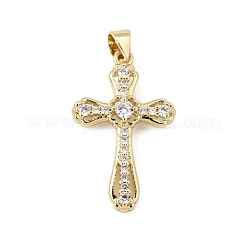 Ottone micro spianare pendenti zirconi&nbsp;ZIRC-G168-27G