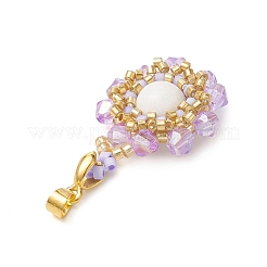 Pendentifs en jade mashan naturel (teints et chauffés)&nbsp;PALLOY-MZ00253-03