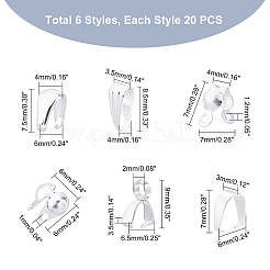 Защелкивающиеся дужки и наконечники из нержавеющей стали 304 STAS-UN0018-50S
