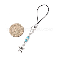 Ремешки для мобильных телефонов из сплава с морской тематикой&nbsp;HJEW-JM03443