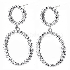 Серьги-гвоздики из латуни KK-N232-107P-NF