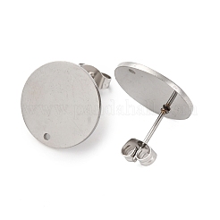 Фурнитура для сережек-гвоздиков из нержавеющей стали 304&nbsp;STAS-H436-21P-05