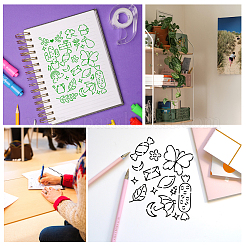 Трафареты для штампов из нержавеющей стали DIY-WH0289-032