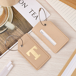 Багажная бирка из искусственной кожи&nbsp;AJEW-WH20010-81D