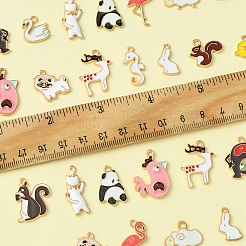 60шт 15 стиля подвески из сплава с эмалью&nbsp;FIND-FS0002-77