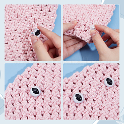 80 шт. 3 вида пластиковых глаз для поделок&nbsp;DIY-PH0034-45