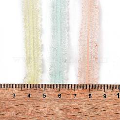 18 Yards 6 Farben Polyester & Polycotton Plissee Bänder Sets&nbsp;SRIB-M012-01