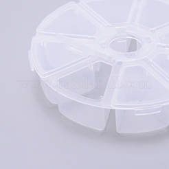 Прозрачные пластиковые бусины&nbsp;CON-WH0073-87B