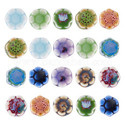 20шт фарфоровые бусины ручной работы&nbsp;PORC-TA0001-26