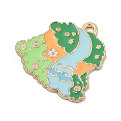 Подвески из цинкового сплава с эмалью на тему животных и леса&nbsp;LS-FIND-Z065-01I