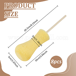 8 supporto per spugna in argilla e ceramica&nbsp;AJEW-BC0009-64A