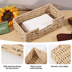 Papierseil-gewebte Taschentuchbox&nbsp;AJEW-WH0410-104
