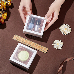 Квадратная коробка из крафт-бумаги&nbsp;CON-WH0085-27