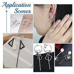 Nicraftale 30 шт. подвески из нержавеющей стали 304 STAS-UN0053-16