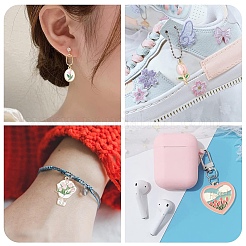 20шт 4 стиля подвески из сплава с эмалью&nbsp;ENAM-YW0008-27