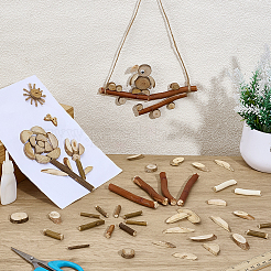 Handgefertigtes DIY-Holzbastelset&nbsp;DIY-WH0899-813
