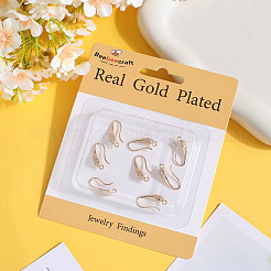 5 пара латунных заушников с микропаве из кубического циркония KK-BBC0014-85