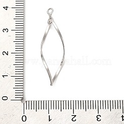 925 подвеска-коннектор в виде витого листа из стерлингового серебра&nbsp;LS-STER-R010-01P