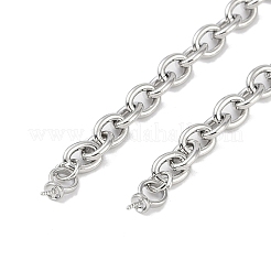 Изготовление ожерелья из латуни с подвеской в виде троса&nbsp;KK-U020-01P