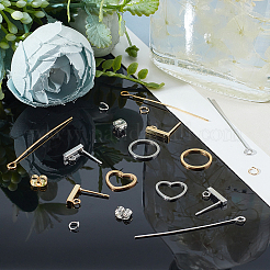 Набор для самостоятельного изготовления полых сережек-подвесок DIY-UN0032-83