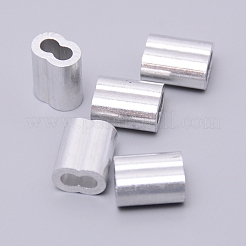 Ciondoli per diapositive in alluminio din6063 / perline scorrevoli&nbsp;ALUM-WH0166-02G