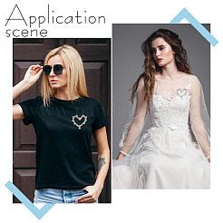 Фетровые аппликации из полого сердца ручной работы PATC-FG0001-53